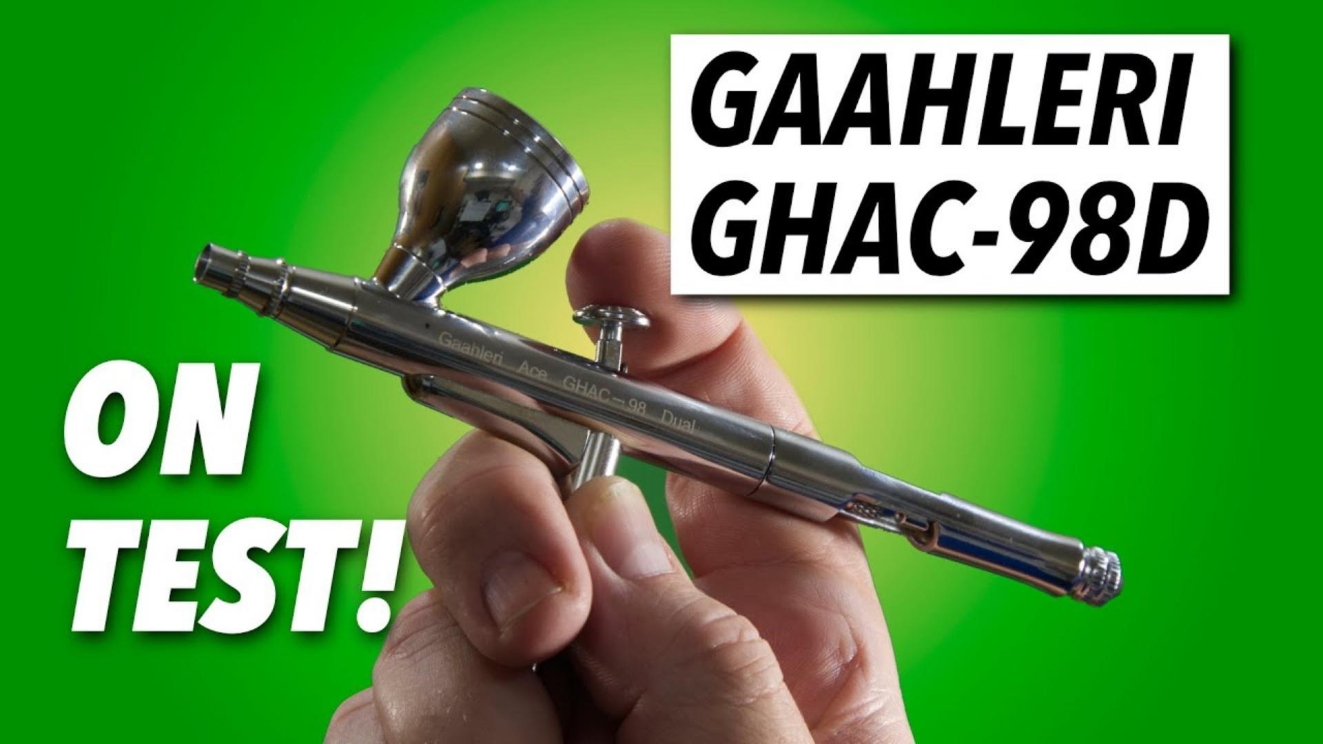 GAAHLERI GHAC-98D & GHAD-68 Airbrush On Test Painting Review Part