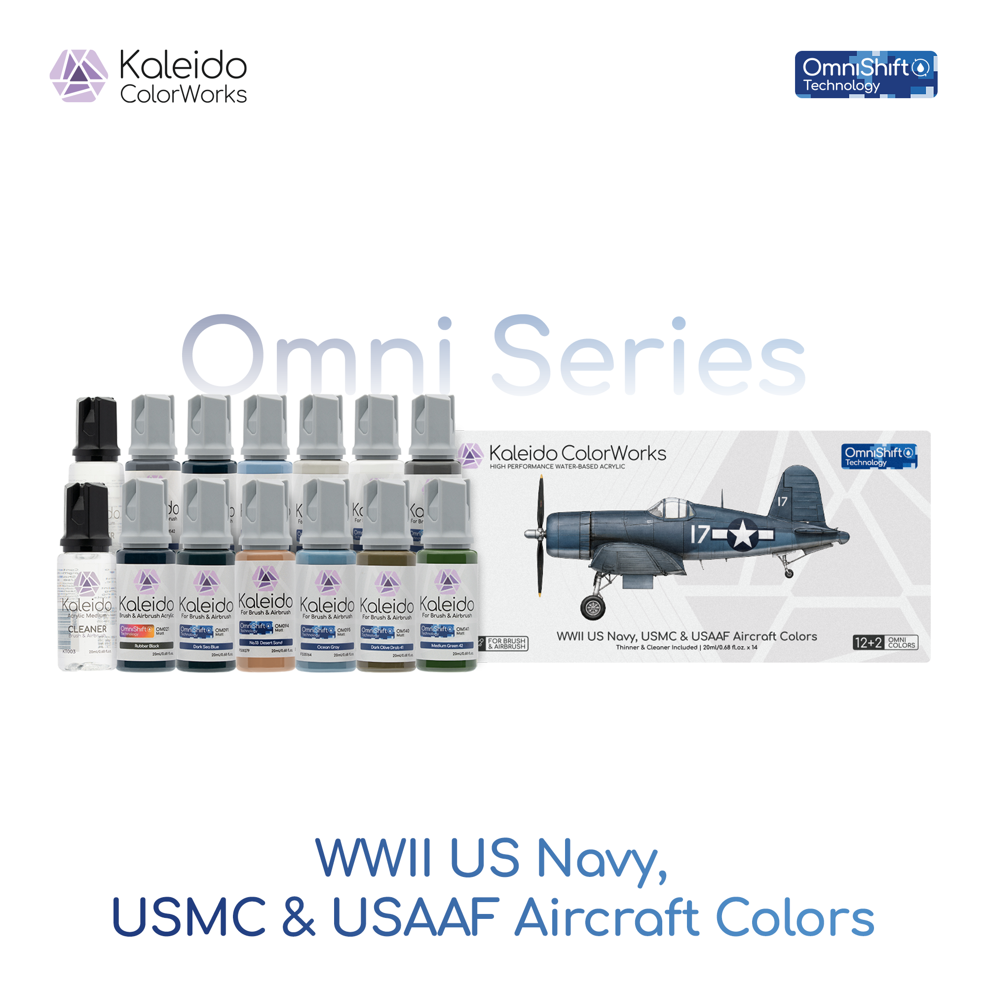 WWII US Navy & USNC & USAAF Aircraft Colors Set – Gaahleri