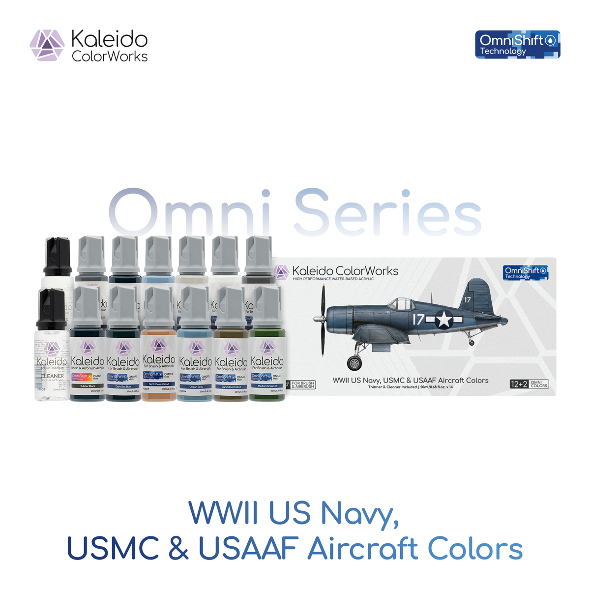 WWII US Navy & USNC & USAAF Aircraft Colors Set