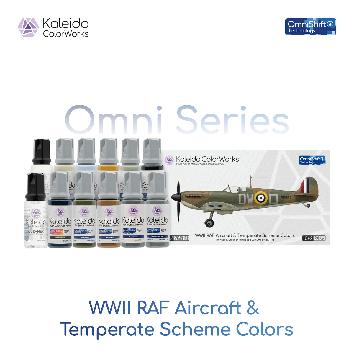 WWII RAF Aircraft & Temperate Scheme Colors Set