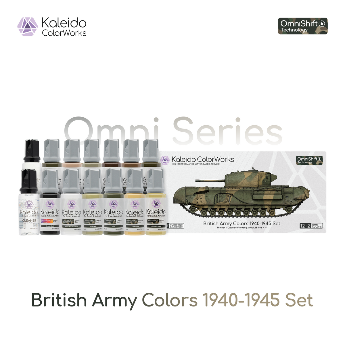 British Army Colors 1940-1945 Set