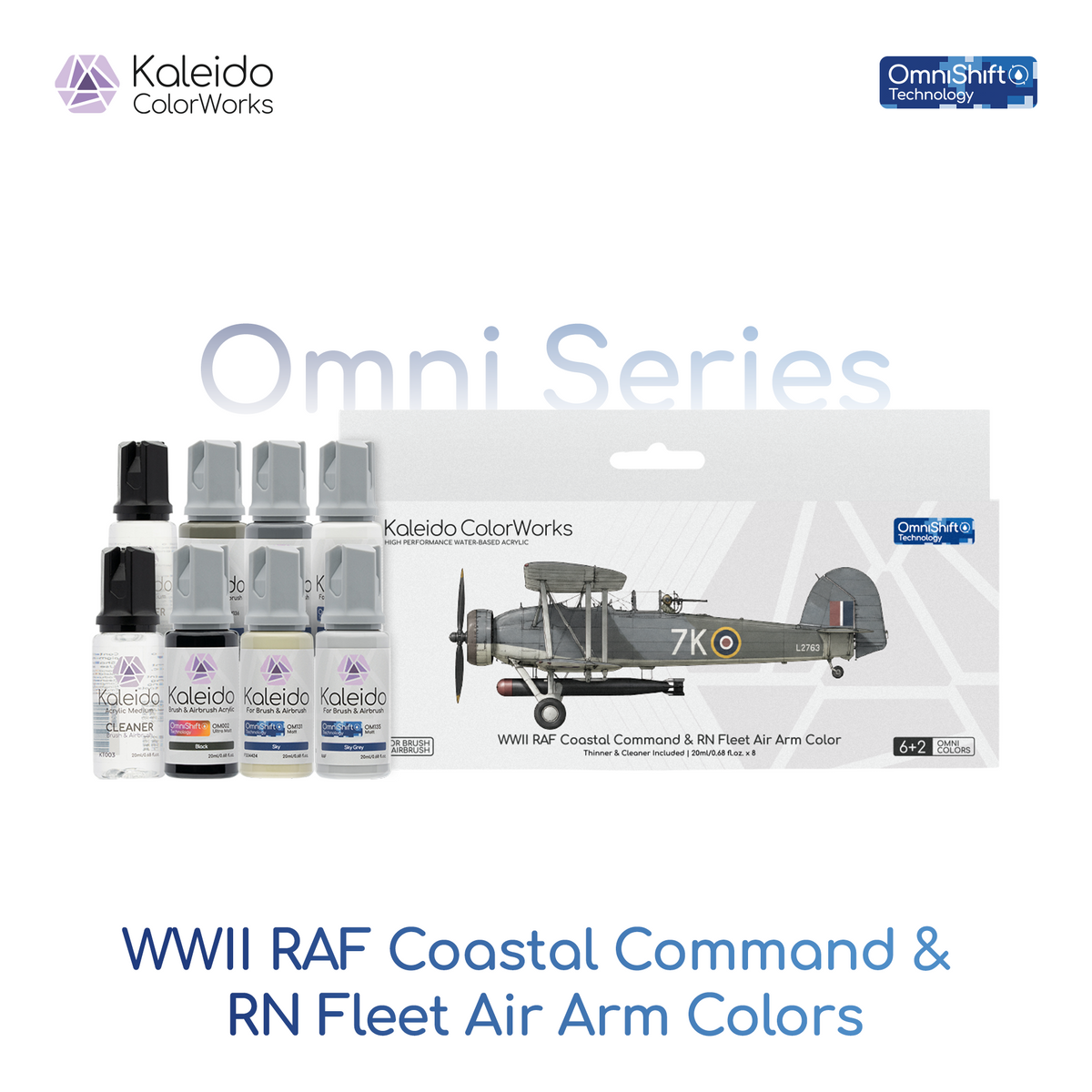 WWII RAF Coastal Command & RN Fleet Air Arm Colors Set