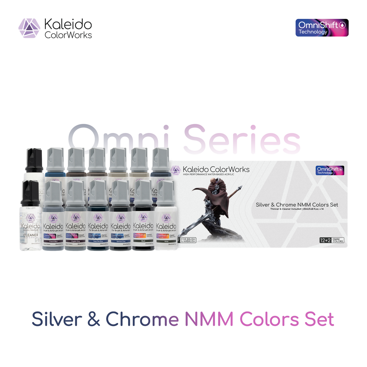Silver & Chrome NMM Colors Set