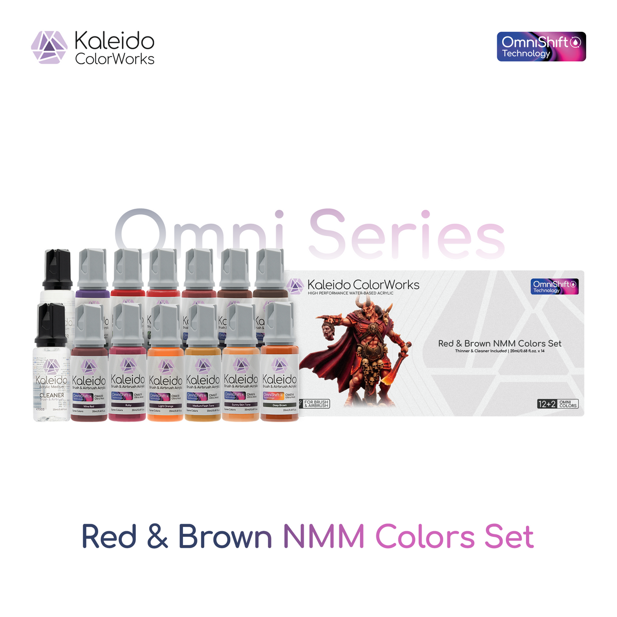 Red & Brown NMM Colors Set