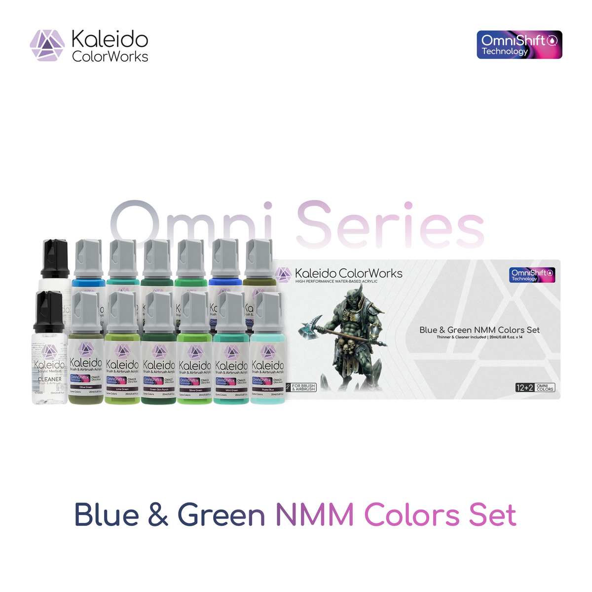 Blue & Green NMM Colors Set