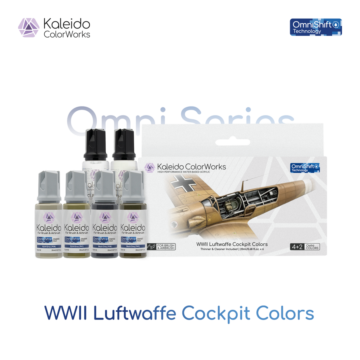 WWII Luftwaffe Cockpit Colors Set