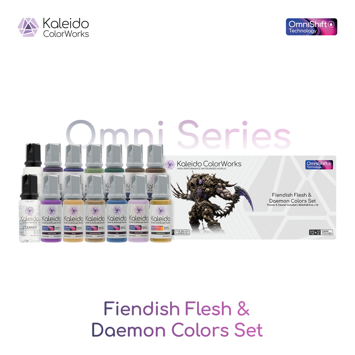 Fiendish Flesh & Daemon Colors Set