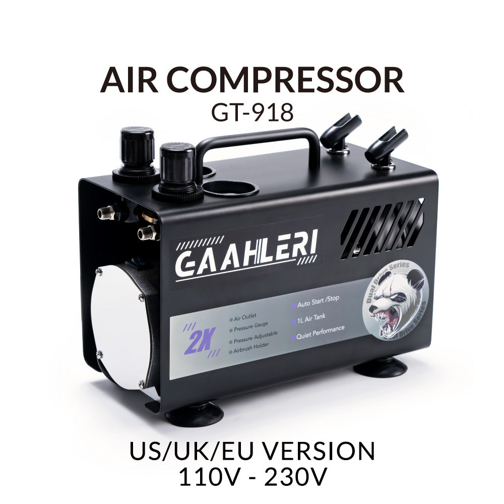 Dual Drive Series Airbrush Air Compressor GT-918