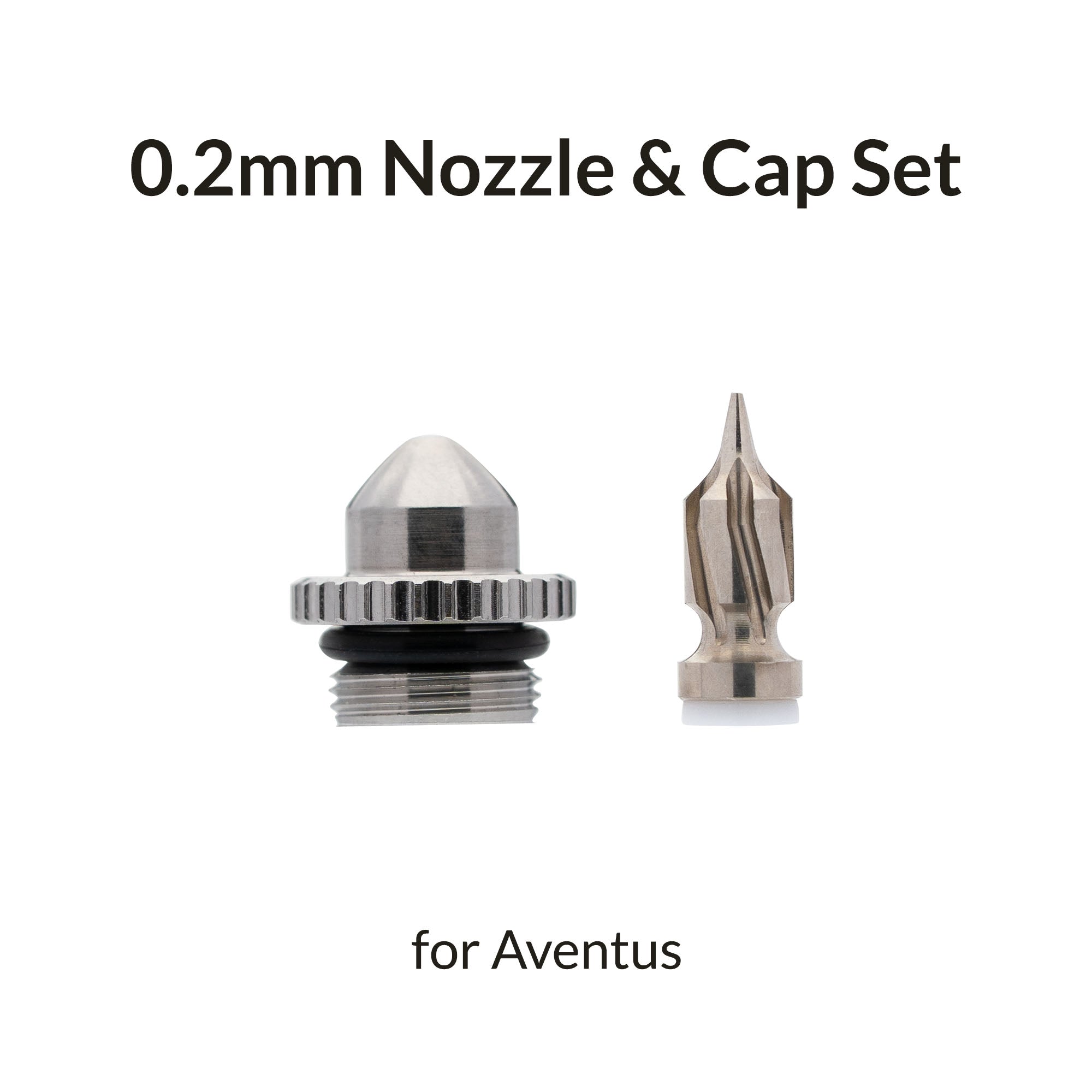 Aventus 0.2mm Vortex Nozzle & Cap Set