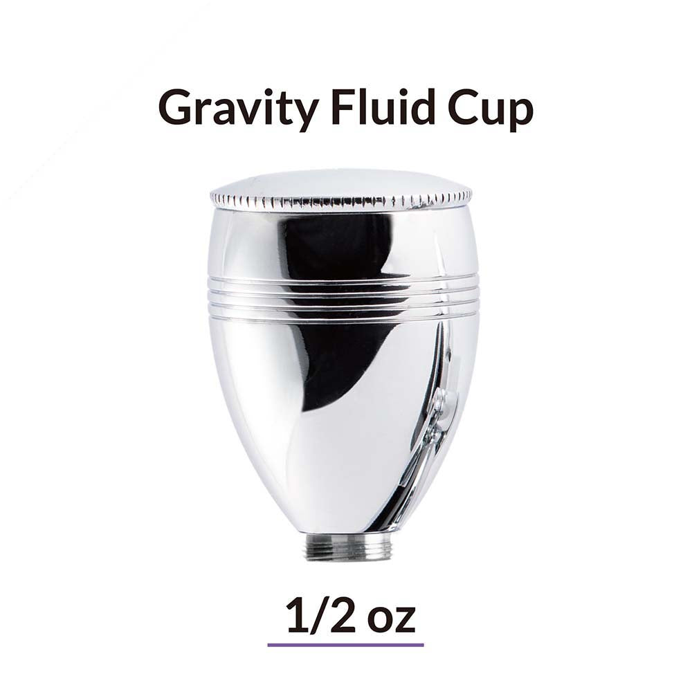 1/2oz / 15ml Smooth-Level Gravity Fluid Airbrush Cup