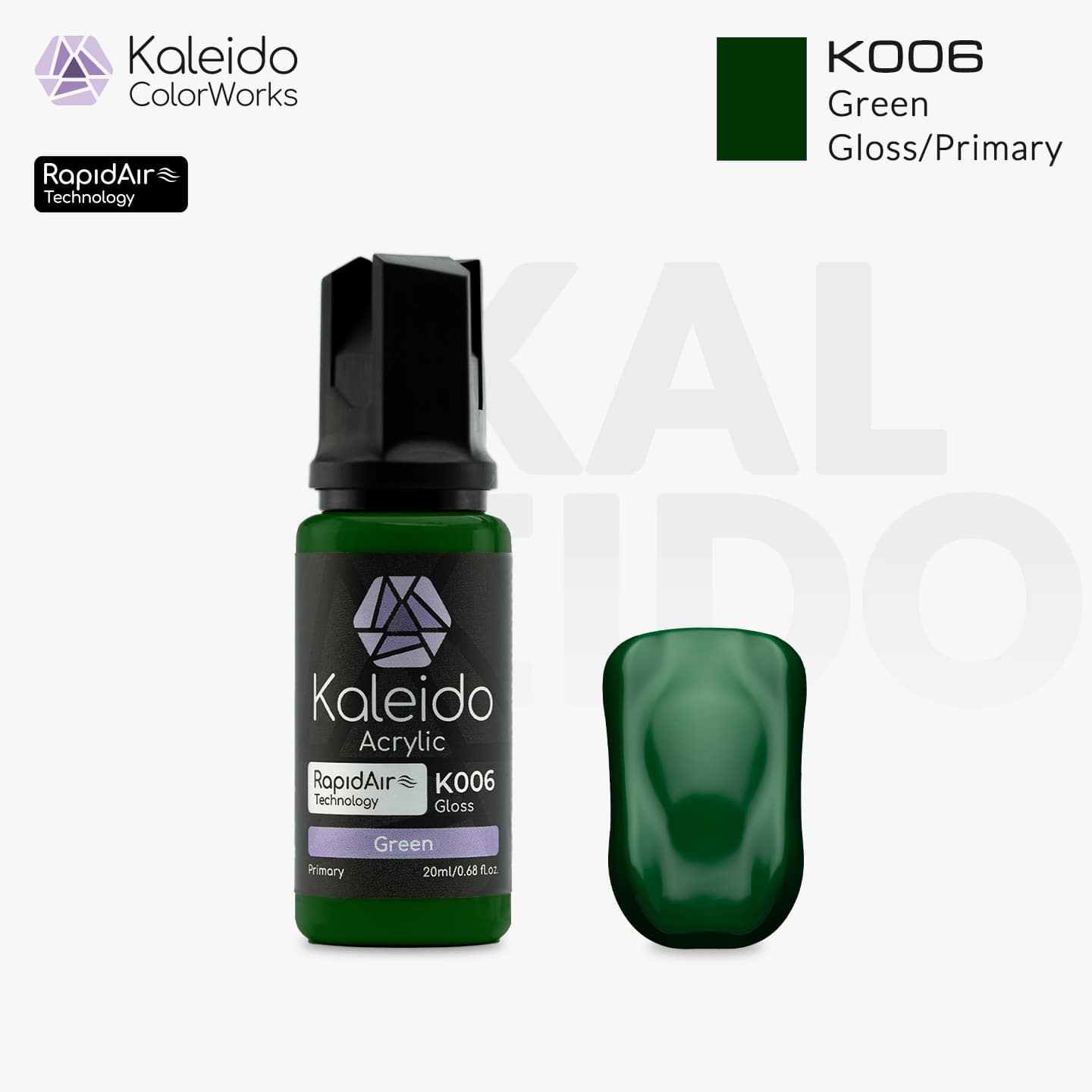 Kaleido Colorworks Water-Based Paint K006 Green 20ml – Gaahleri