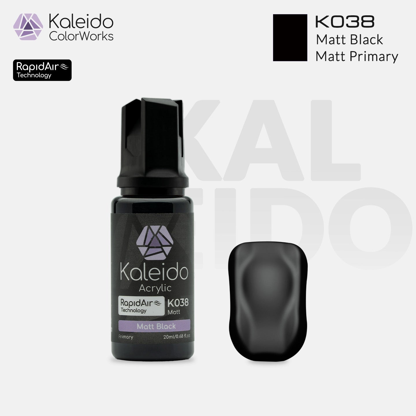 K038 Matt Black 20ml
