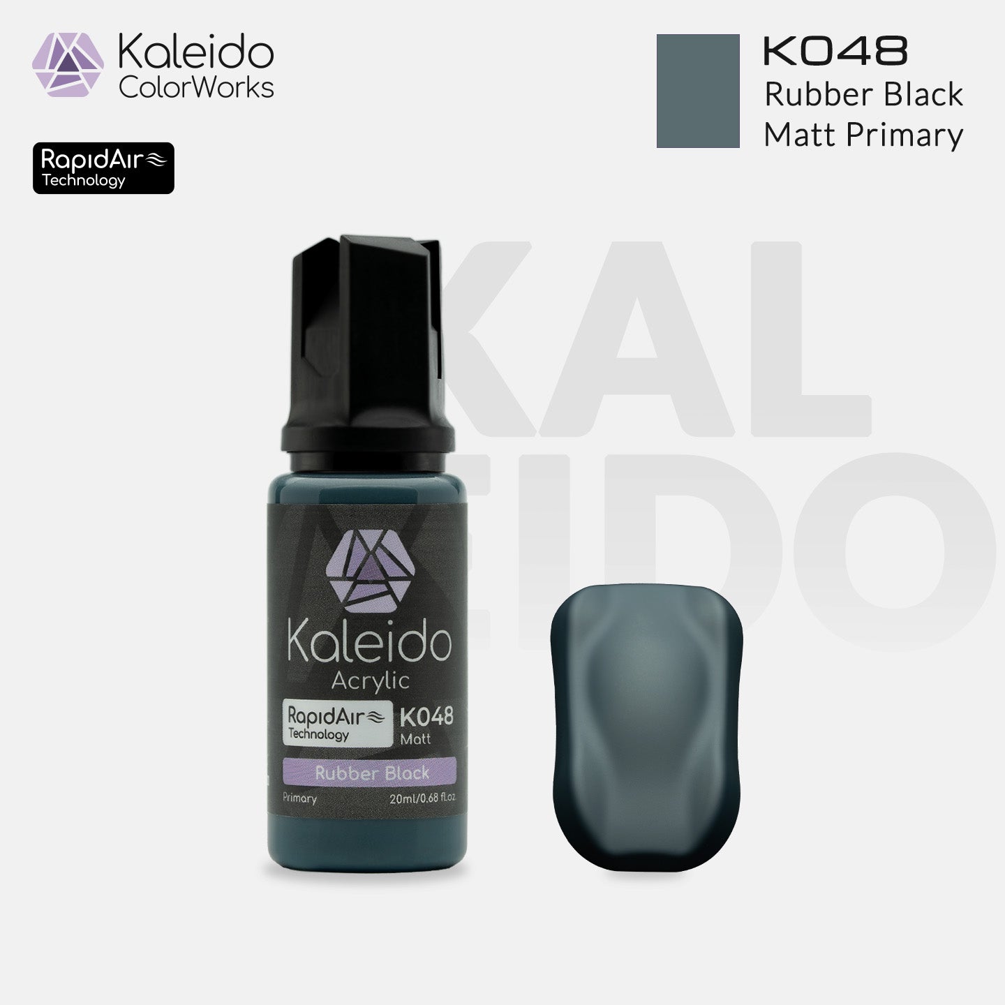 K048 Rubber Black 20ml