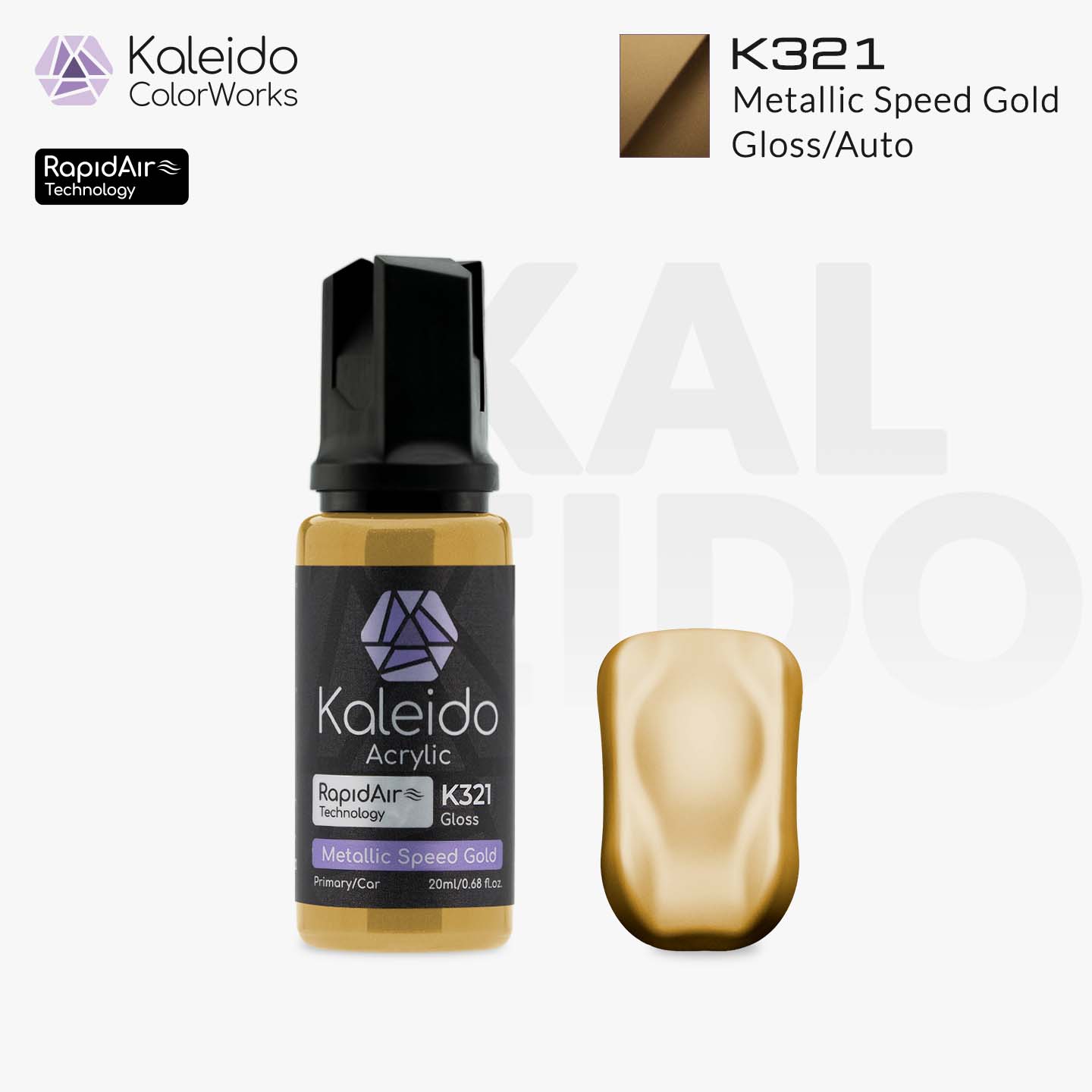 K321 Metallic Speed Gold