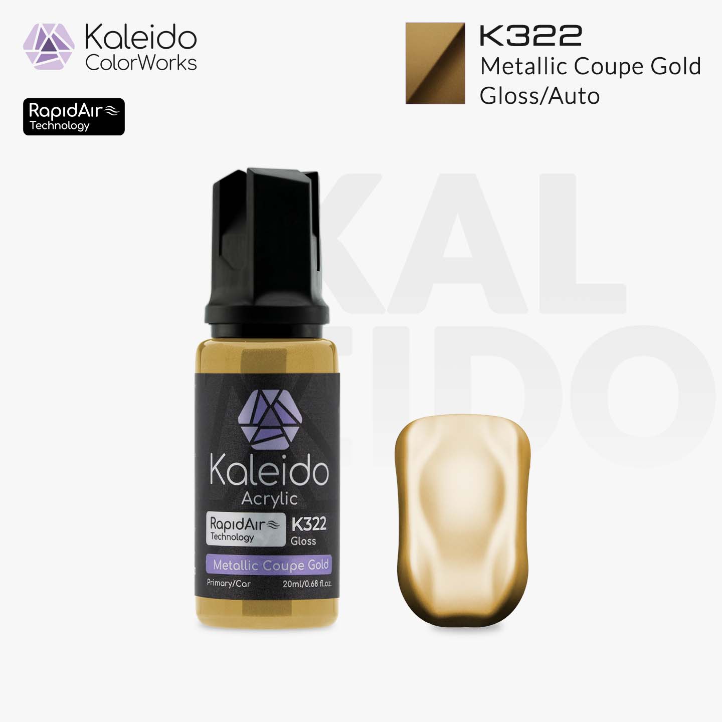 K322 Metallic Coupe Gold