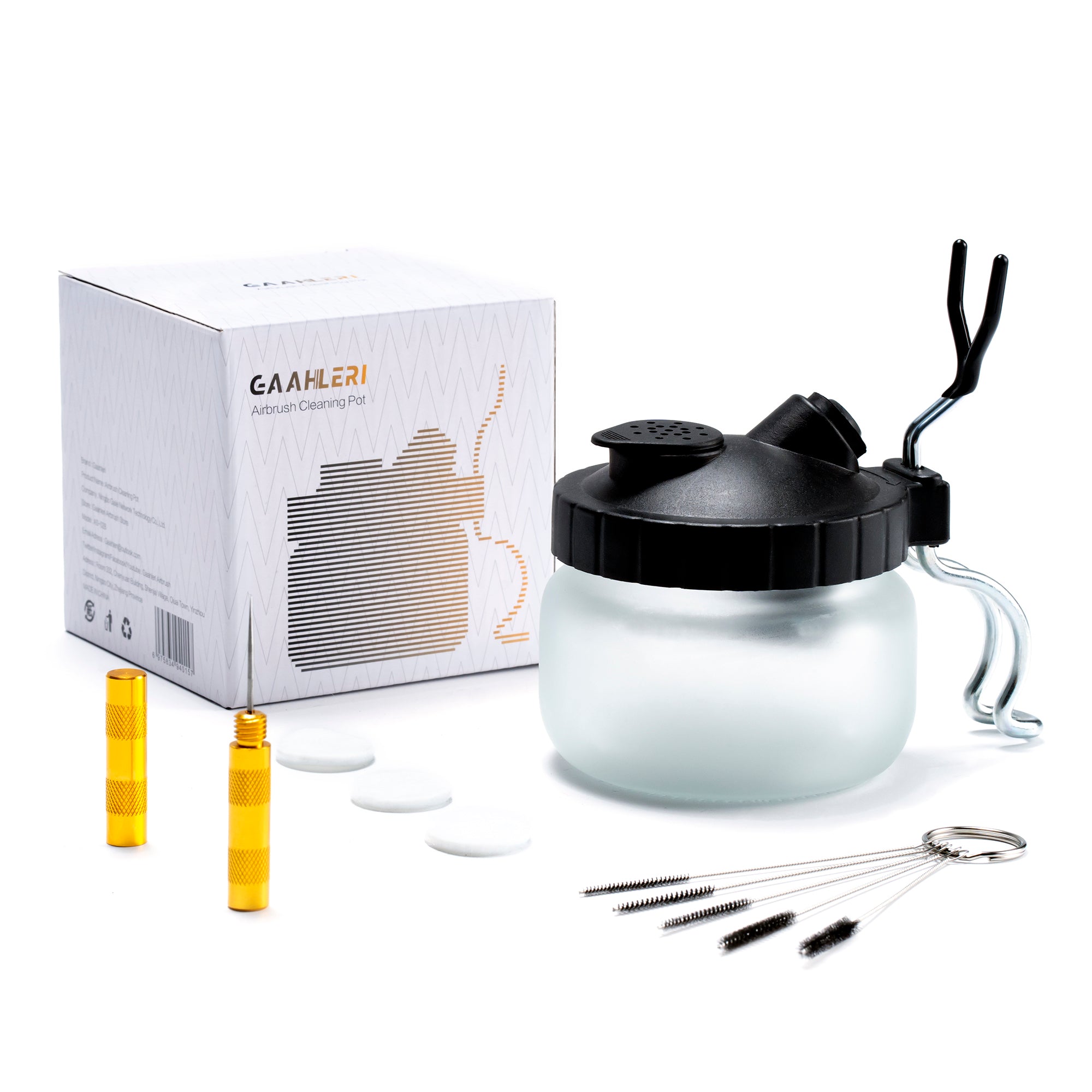 Airbrush 3-in-1 Cleaning Pot With Holder Airbrush Cleaning Kit