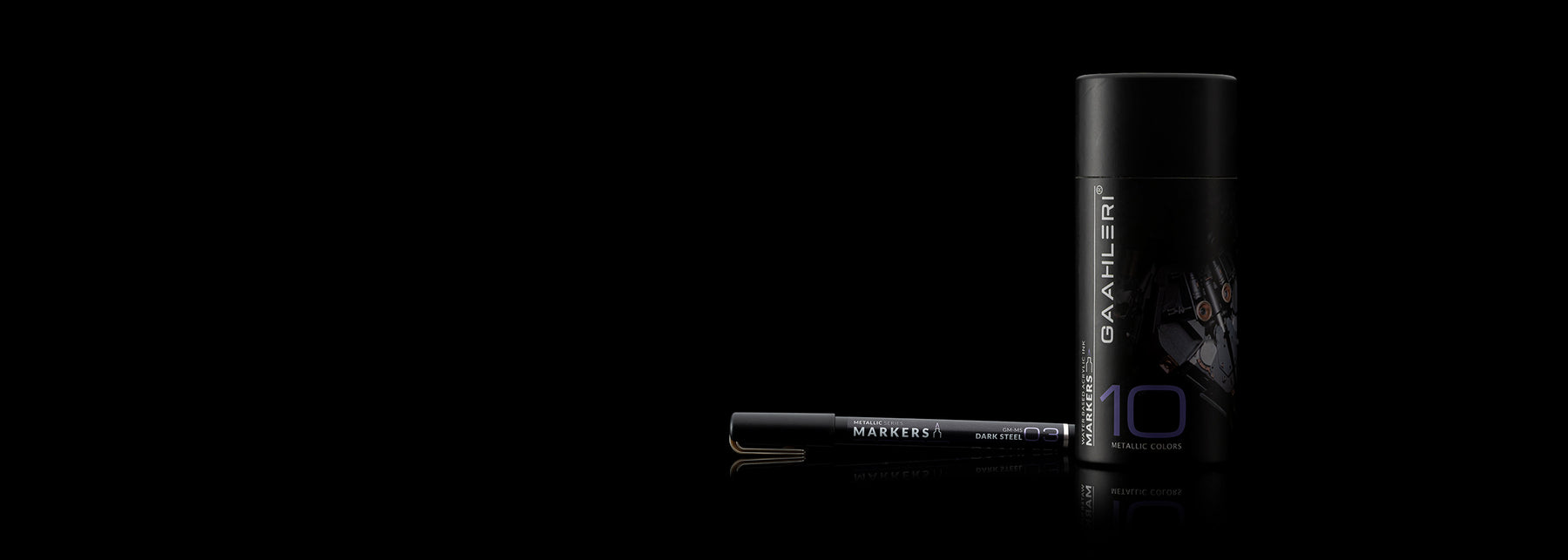 Marker Galix Grey Metal