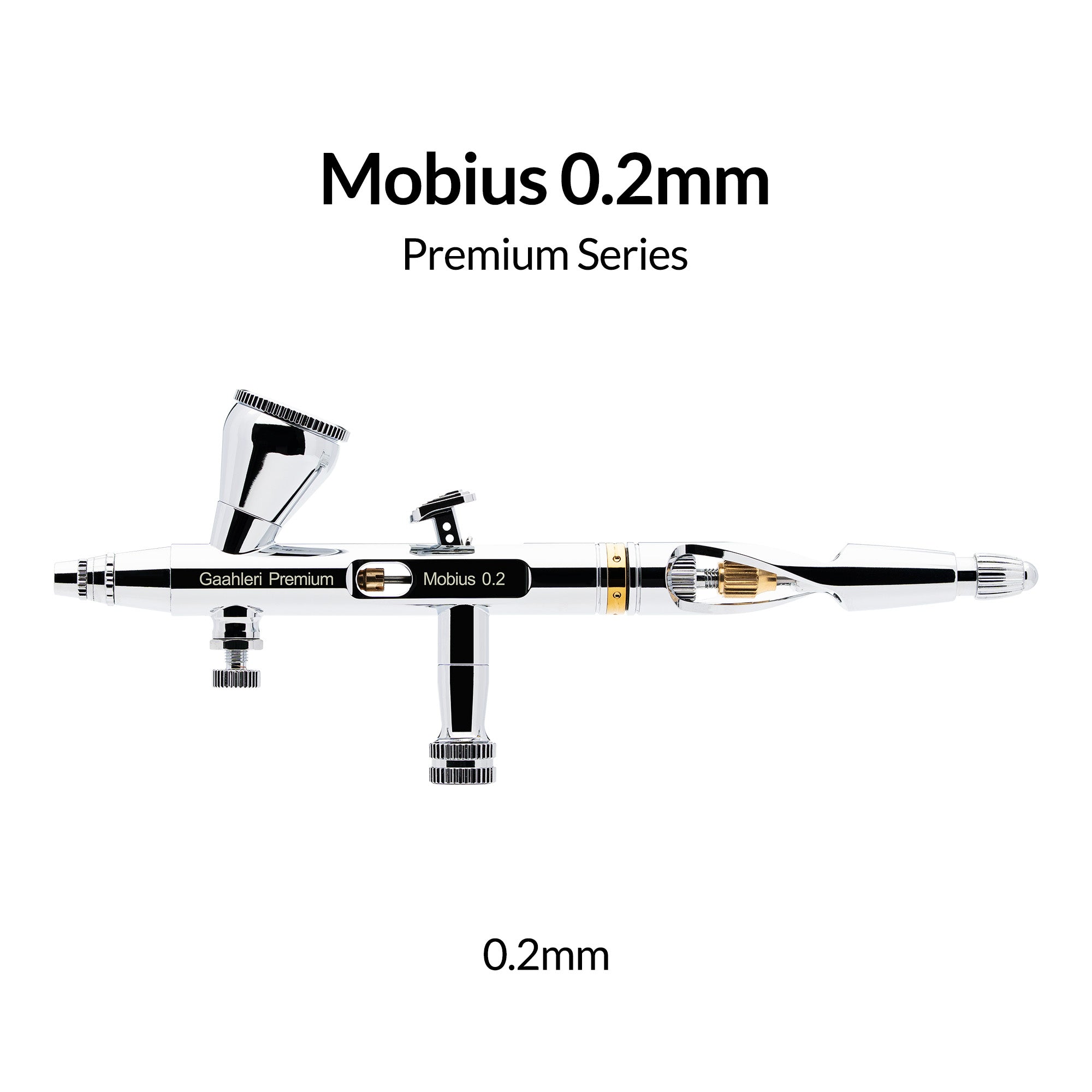 Premium Series GHPM-Mobius 0.2mm Airbrush