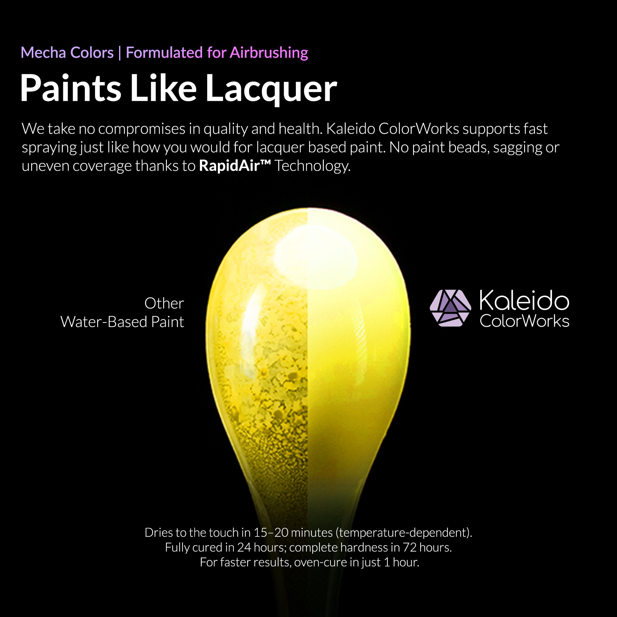Kaleido Colorworks Water-Based Paint K103 Bright Yellow 20ml