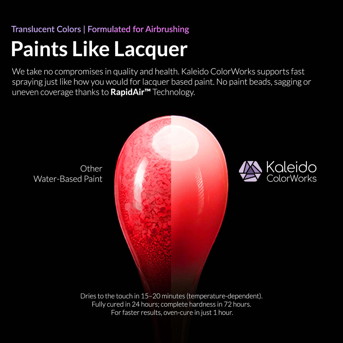 Translucent Pink Color Paint Kaleido Colorworks Water-Based Paint 12 Translucent Colors Set – Gaahleri