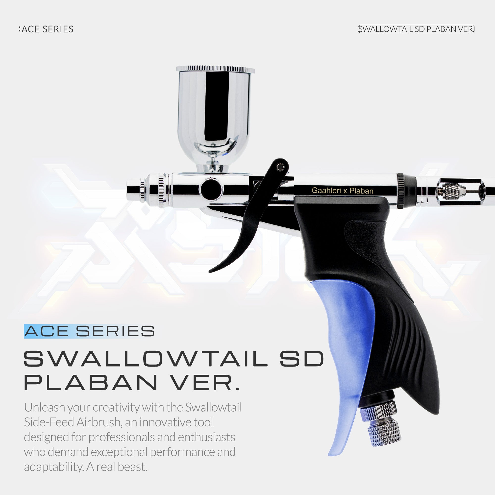 SWALLOWTAIL SD エアブラシ　ぷらばんコラボモデル Ace Series GHAC-Swallowtail SD Plaban Ver. Airbrush – Gaahleri