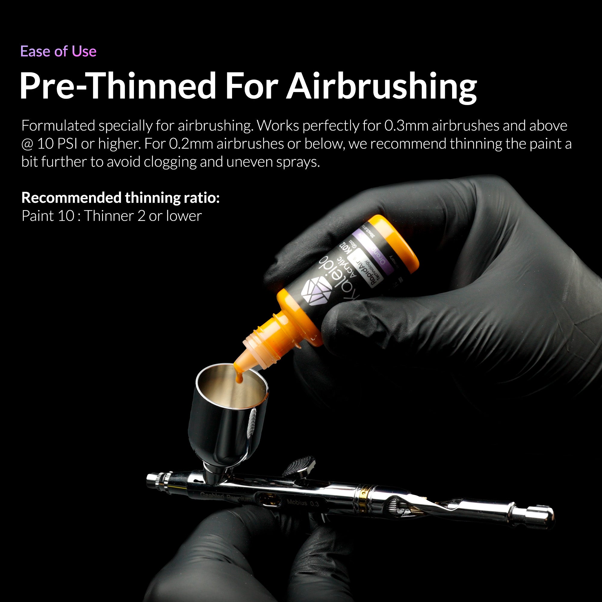 Kaleido Colorworks Water-Based Paint 24 Primary Colors Set – Gaahleri