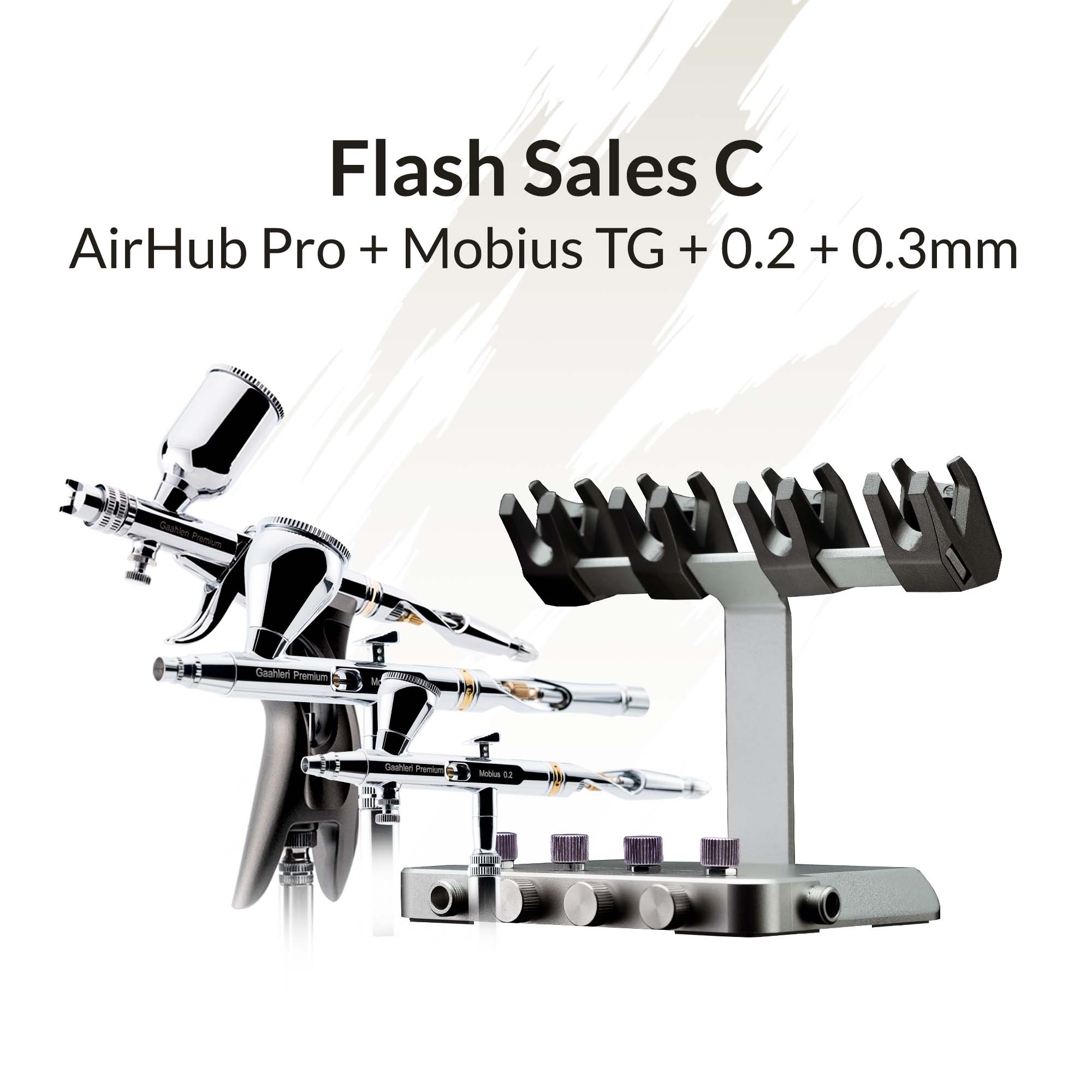 [C] AirHub Pro + Airbrushes