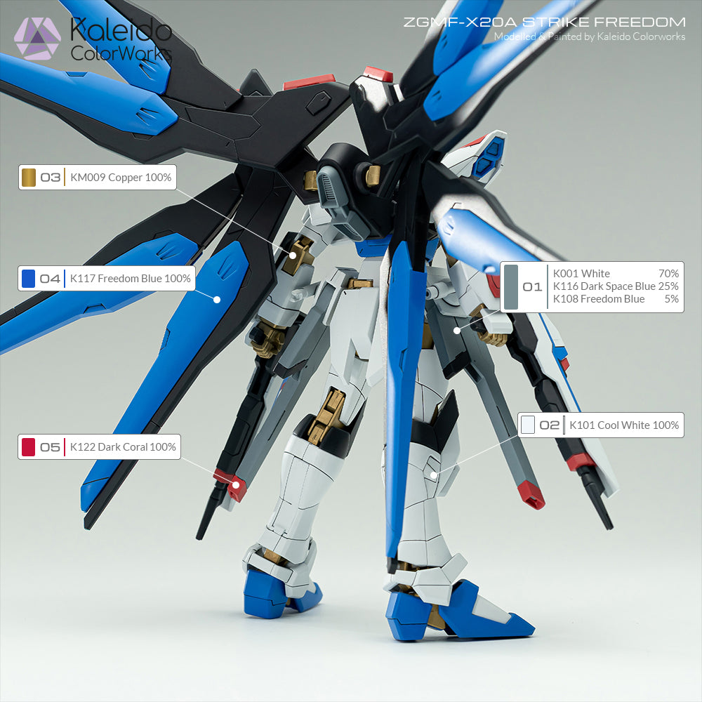 レアキット　ZGMF-X20A 海外製キット Kaleido Mecha Colors Bundle – Gaahleri