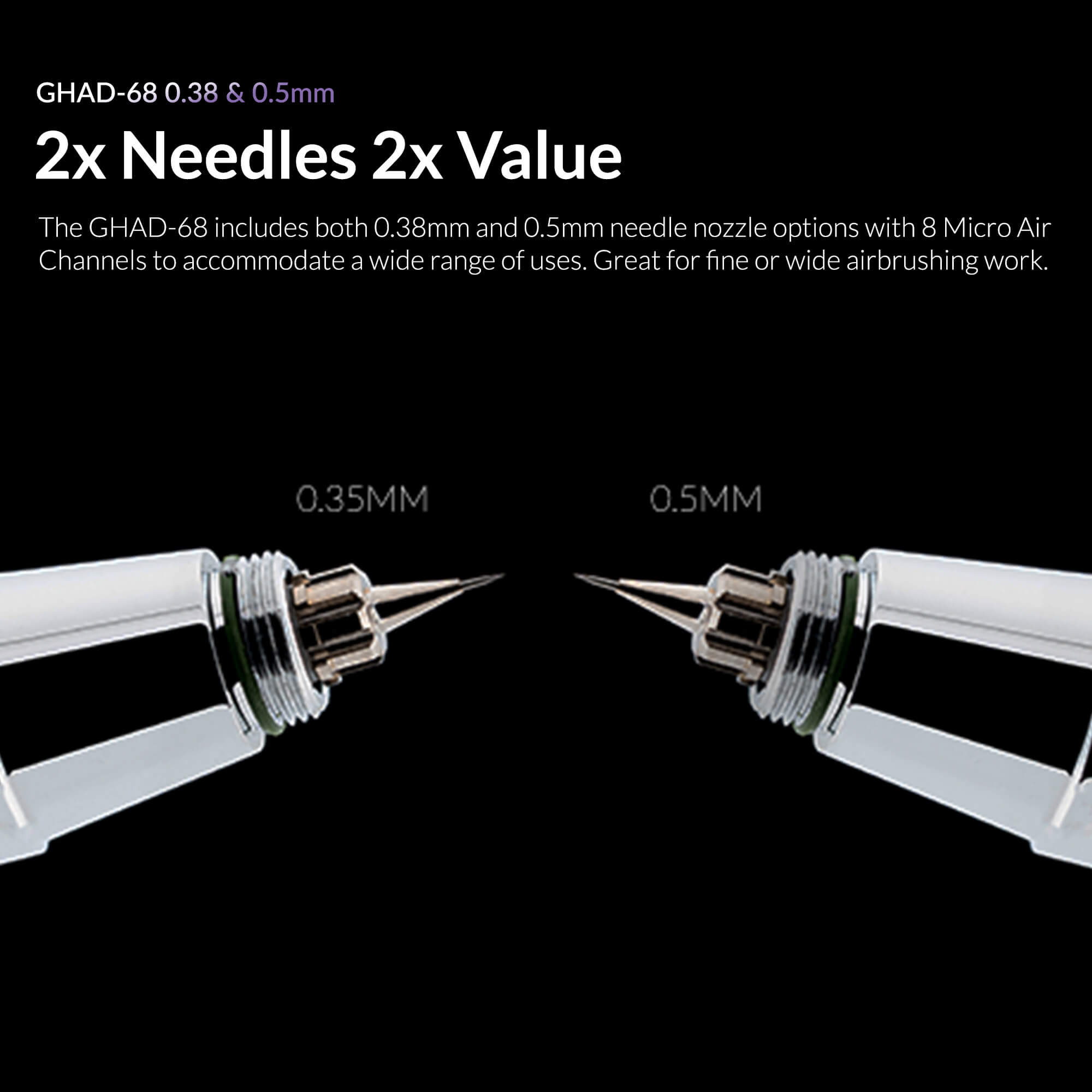 Gaahleri GHAD-68 Advanced Series Airbrush