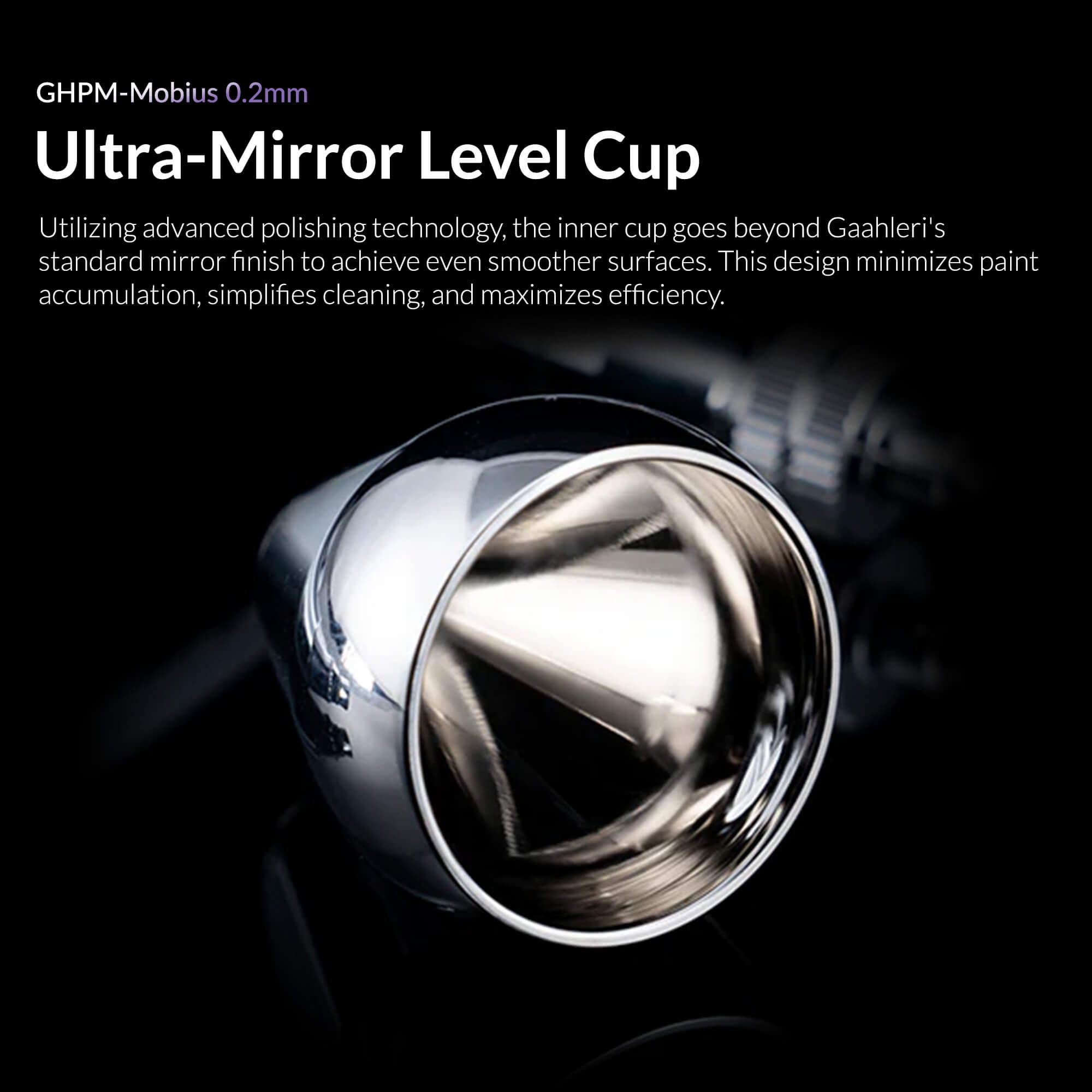 Gaahleri Premium Series GHPM-Mobius 0.2mm Airbrush