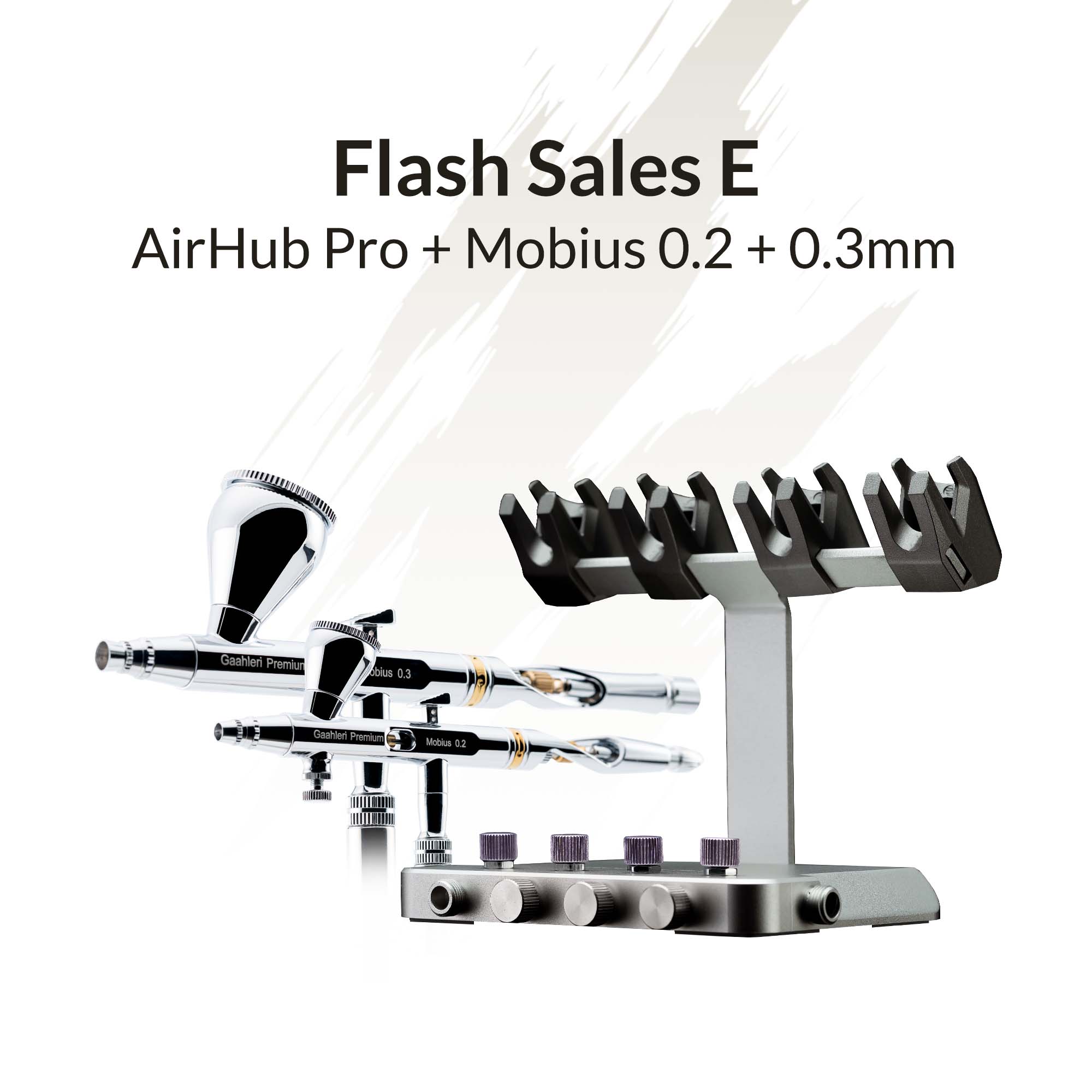 [E] AirHub Pro + Airbrushes