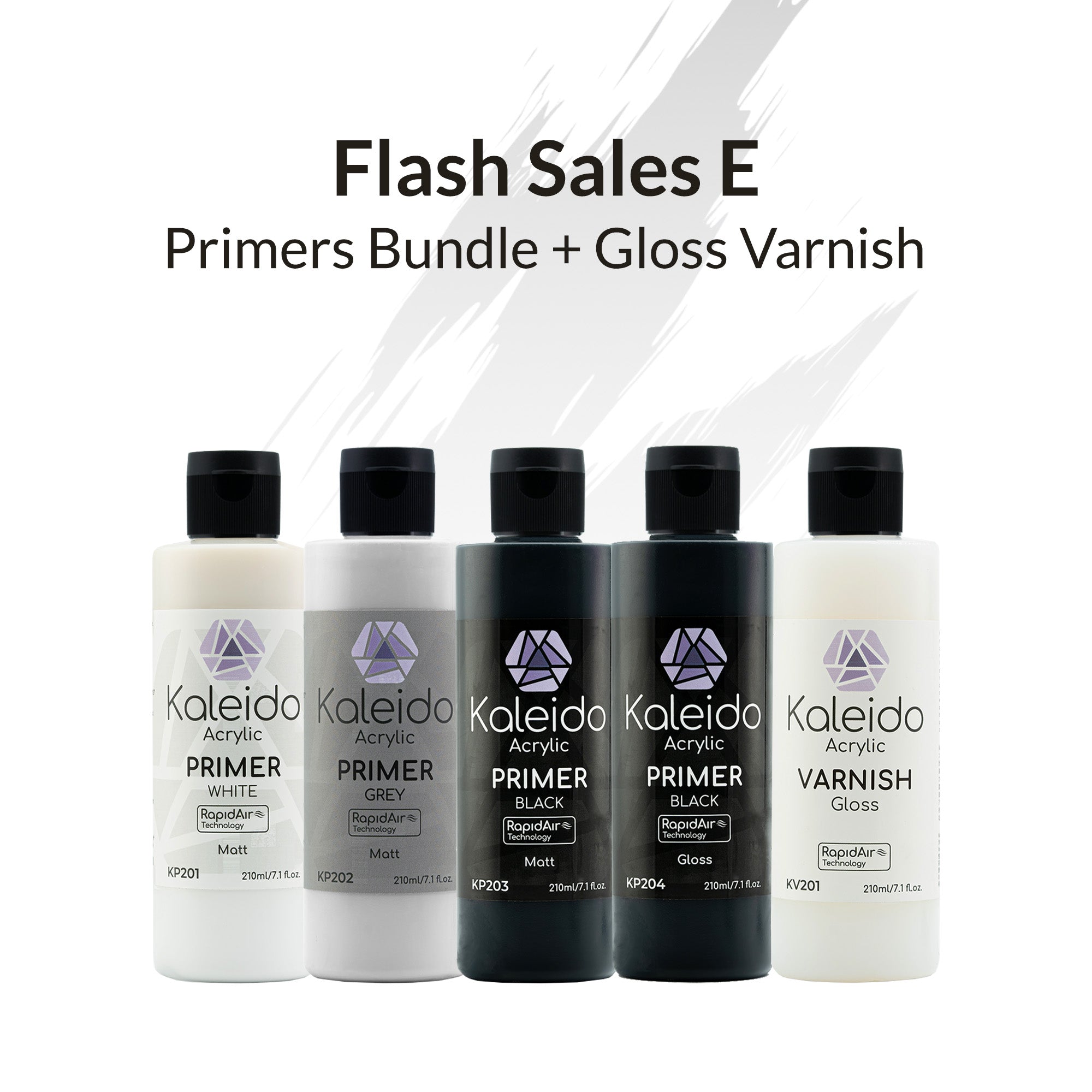Matt Primers + Gloss Varnish Bundle
