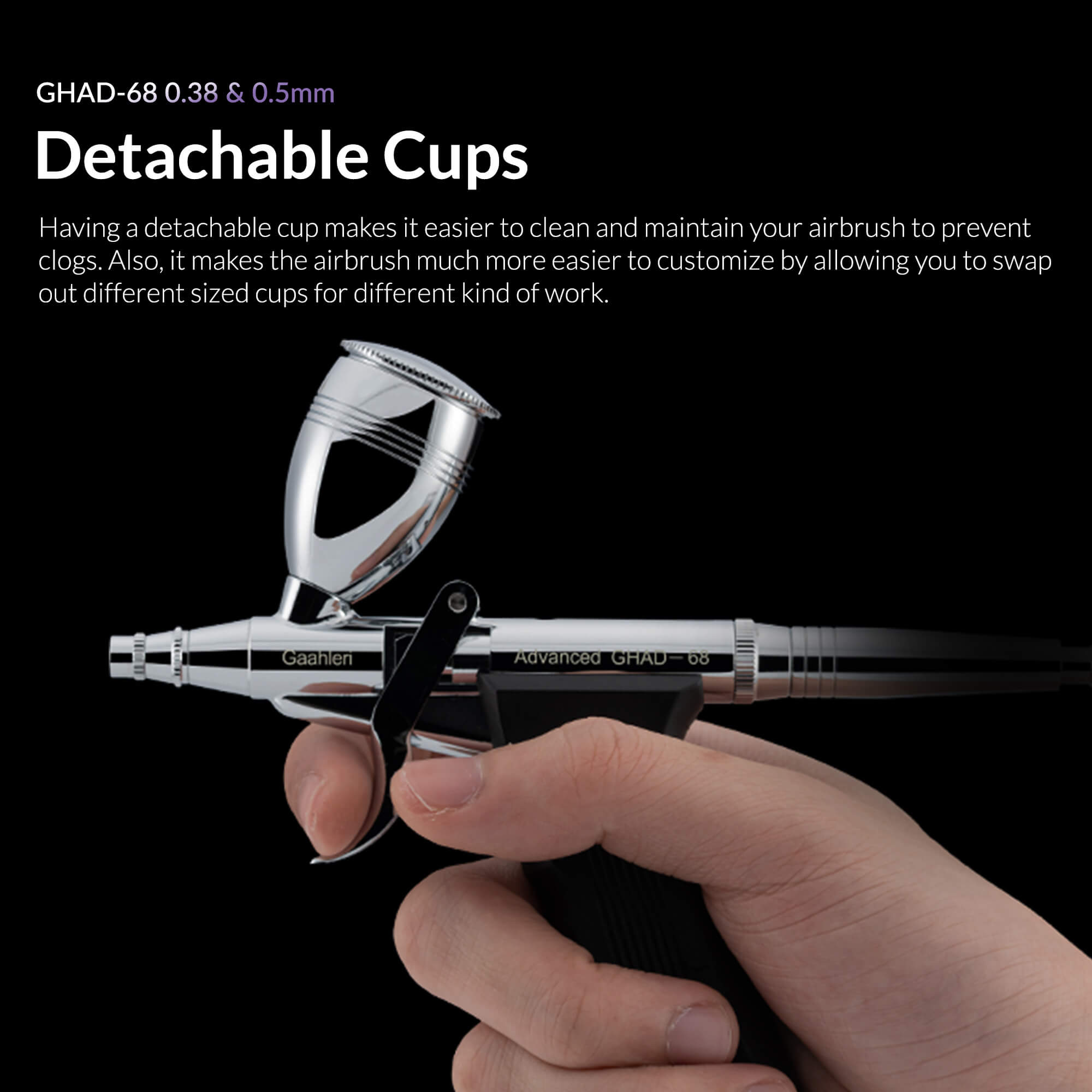 Gaahleri GHAD-68 Advanced Series Airbrush