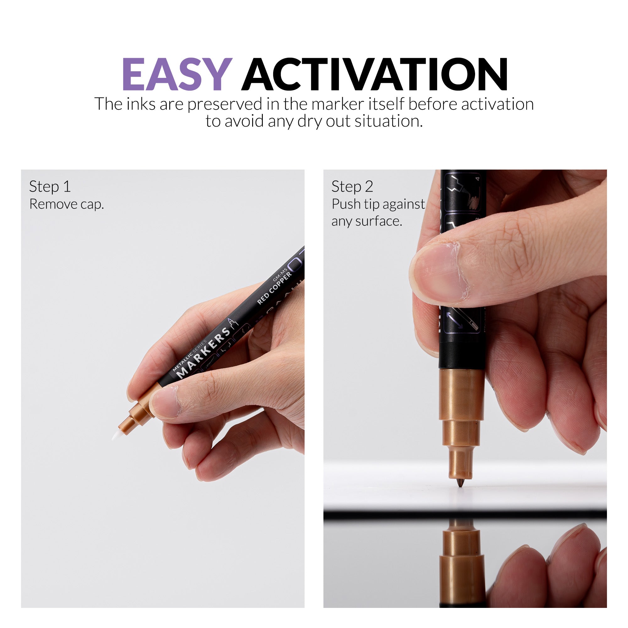 Metallic Series Marker Set