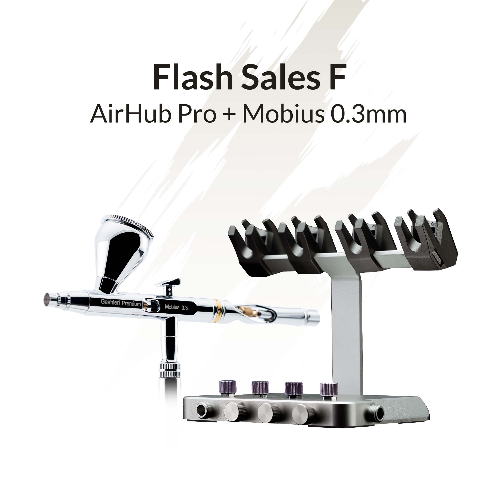 [F] AirHub Pro + Mobius 0.3mm Airbrush