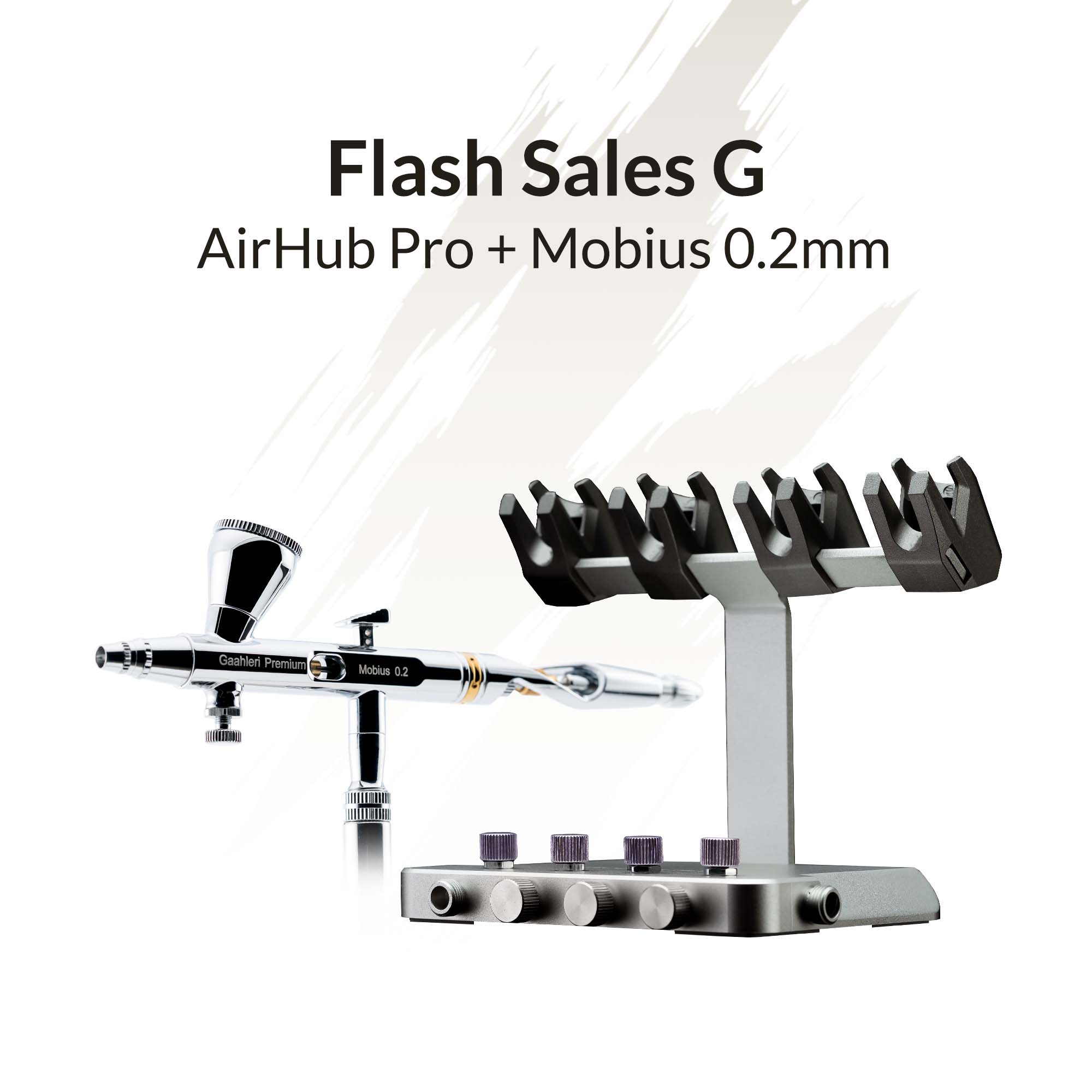 [G] AirHub Pro + Mobius 0.2mm Airbrush