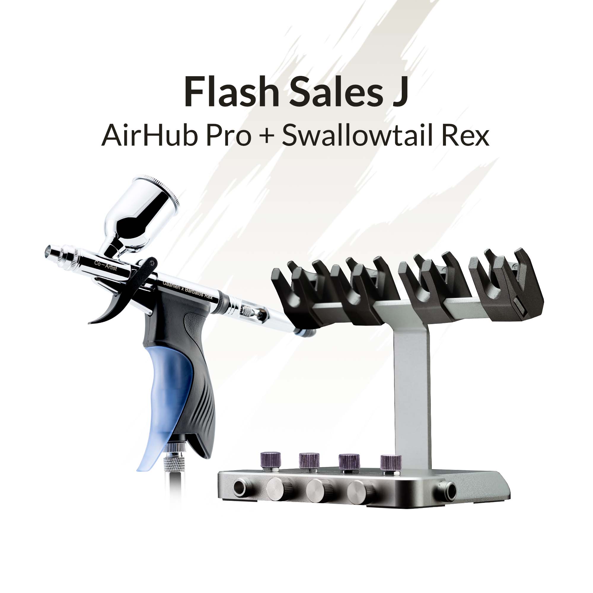 [J] AirHub Pro + GHAC-Swallowtail Rex Ver. Airbrush