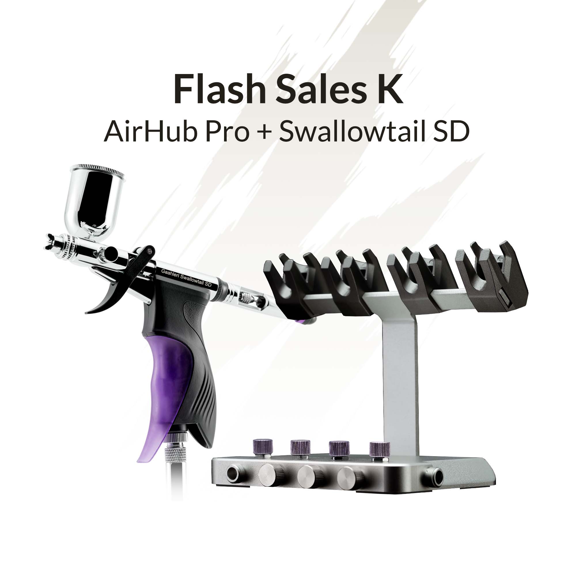 [K] AirHub Pro + GHAC-Swallowtail SD Airbrush