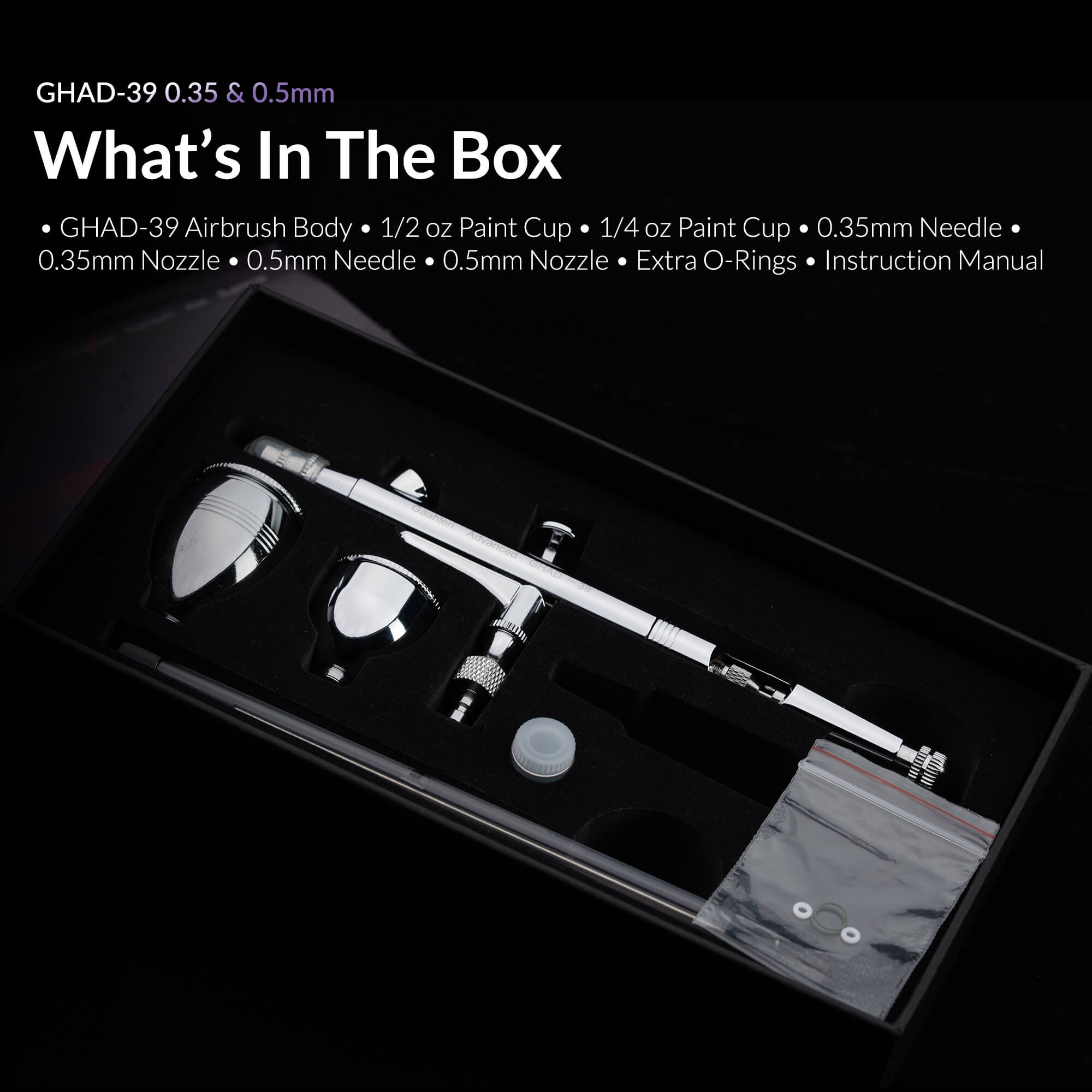 最終！　ルビーセル　Airbrush System Gaahleri GHAD-39 Advanced Series Airbrush