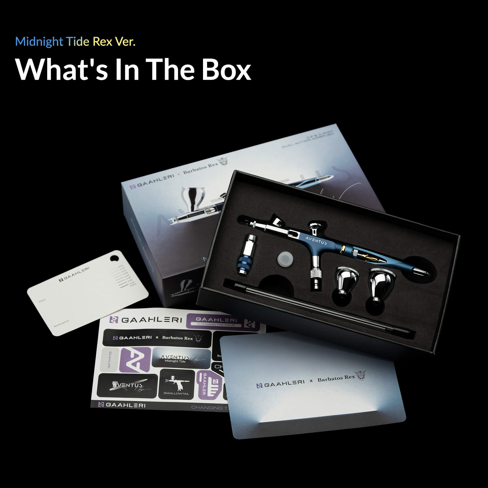 Aventus Midnight Tide Barbatos Rex Ver. 0.2 & 0.4mm Airbrush