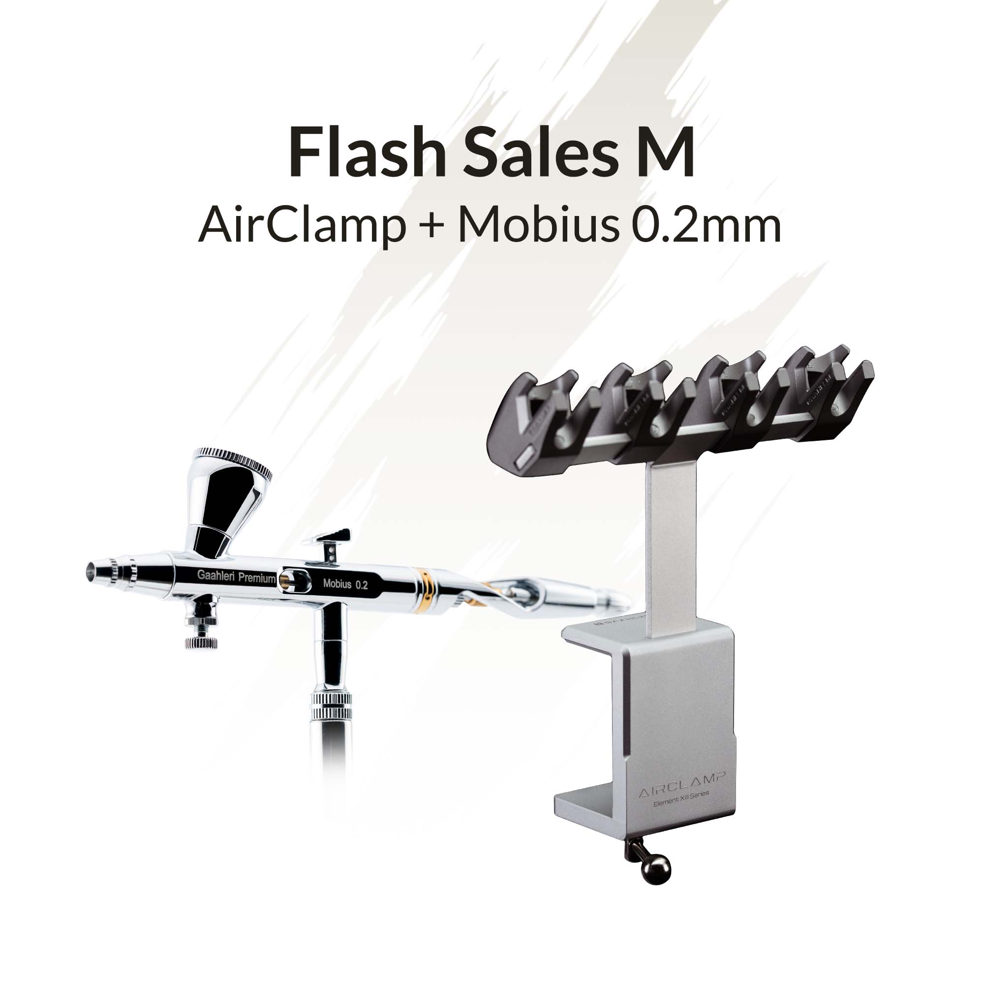 [M] AirClamp + Mobius 0.2mm Airbrush