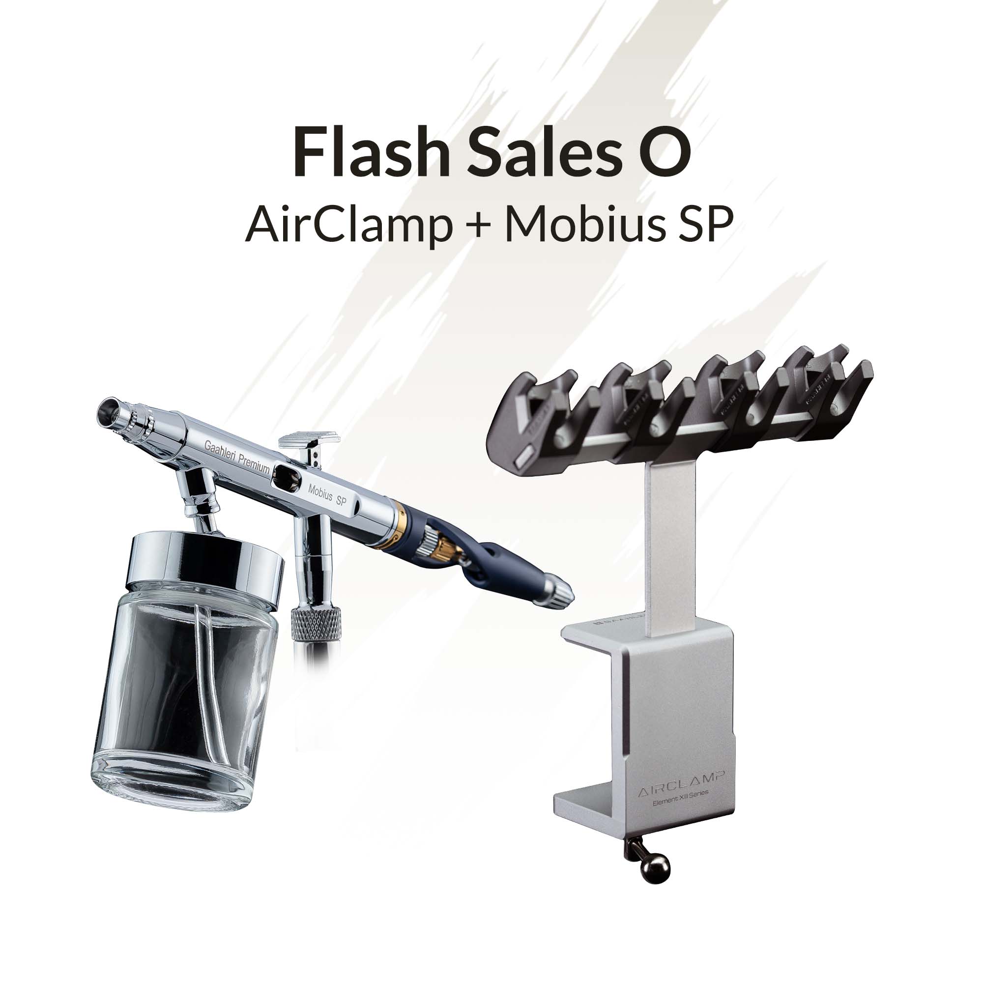 [O] AirClamp + Mobius SP Siphon Airbrush
