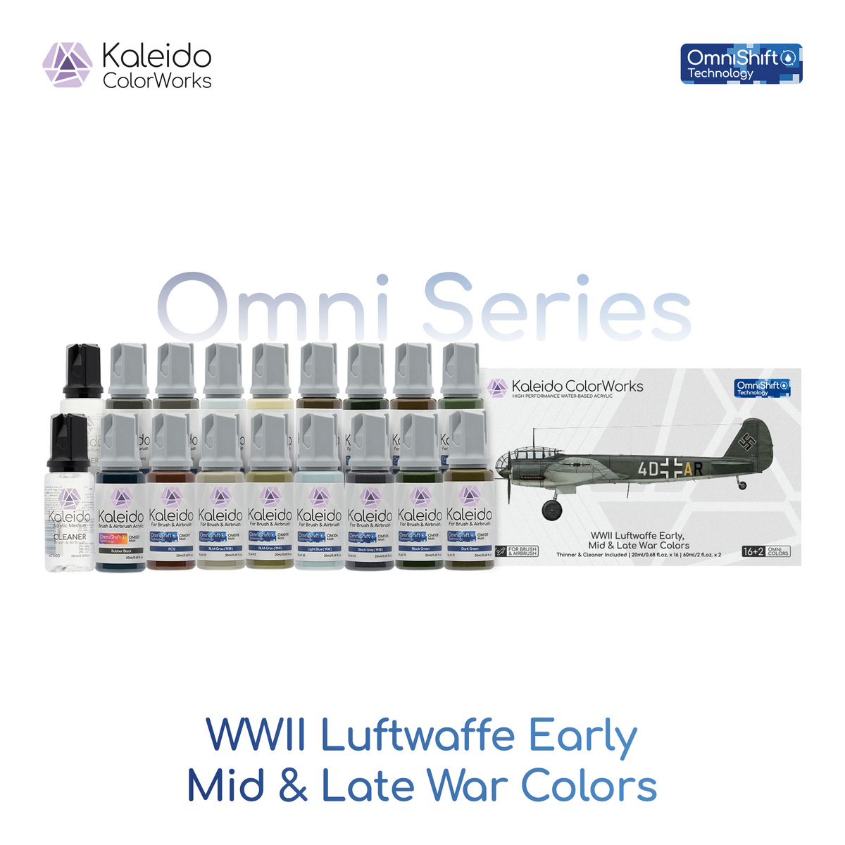 WWII Luftwaffe Early, Mid & Late War Colors Set