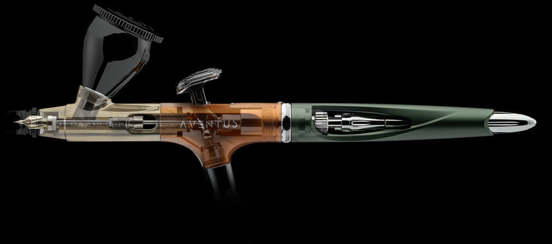 Aventus 0.2 & 0.4mm Airbrush Black Aurora | Gaahleri