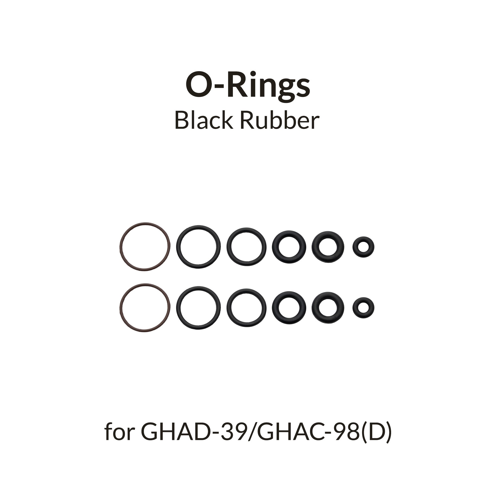 Black O-Ring for GHAD-39/GHPM-65/GHAC-98D