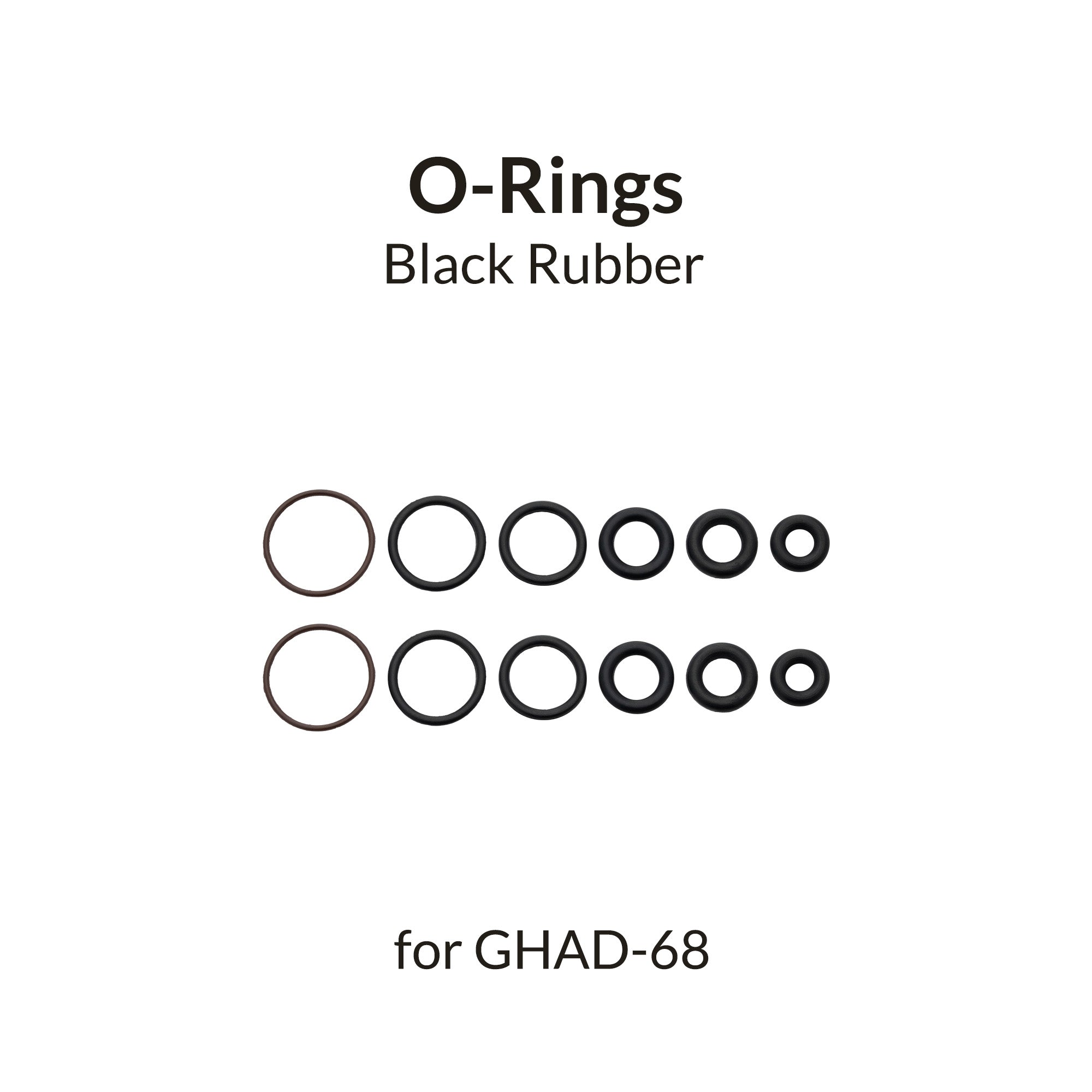 Black O-Ring for GHAD-68