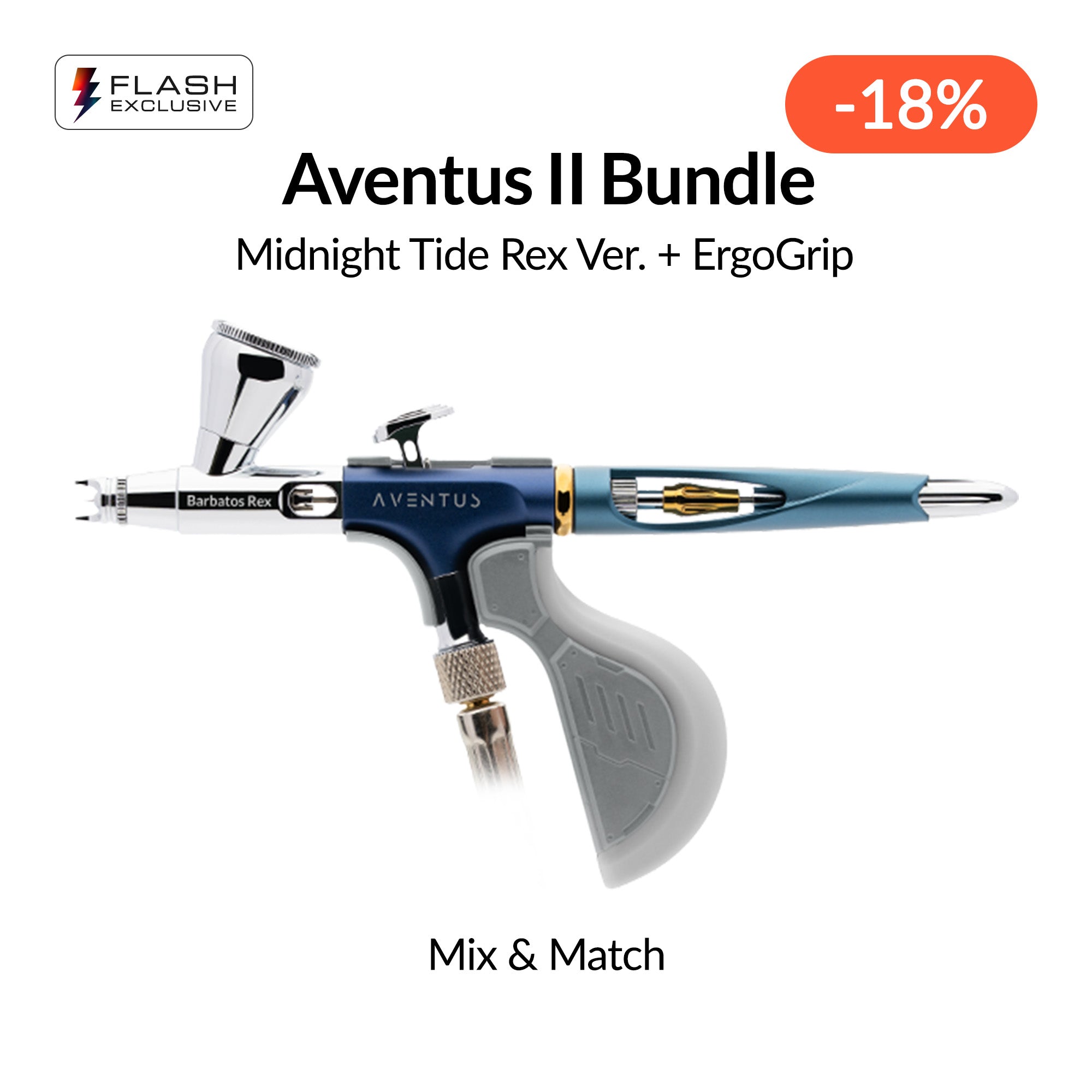 Aventus II Midnight Tide Rex Ver. + ErgoGrip Mix and Match