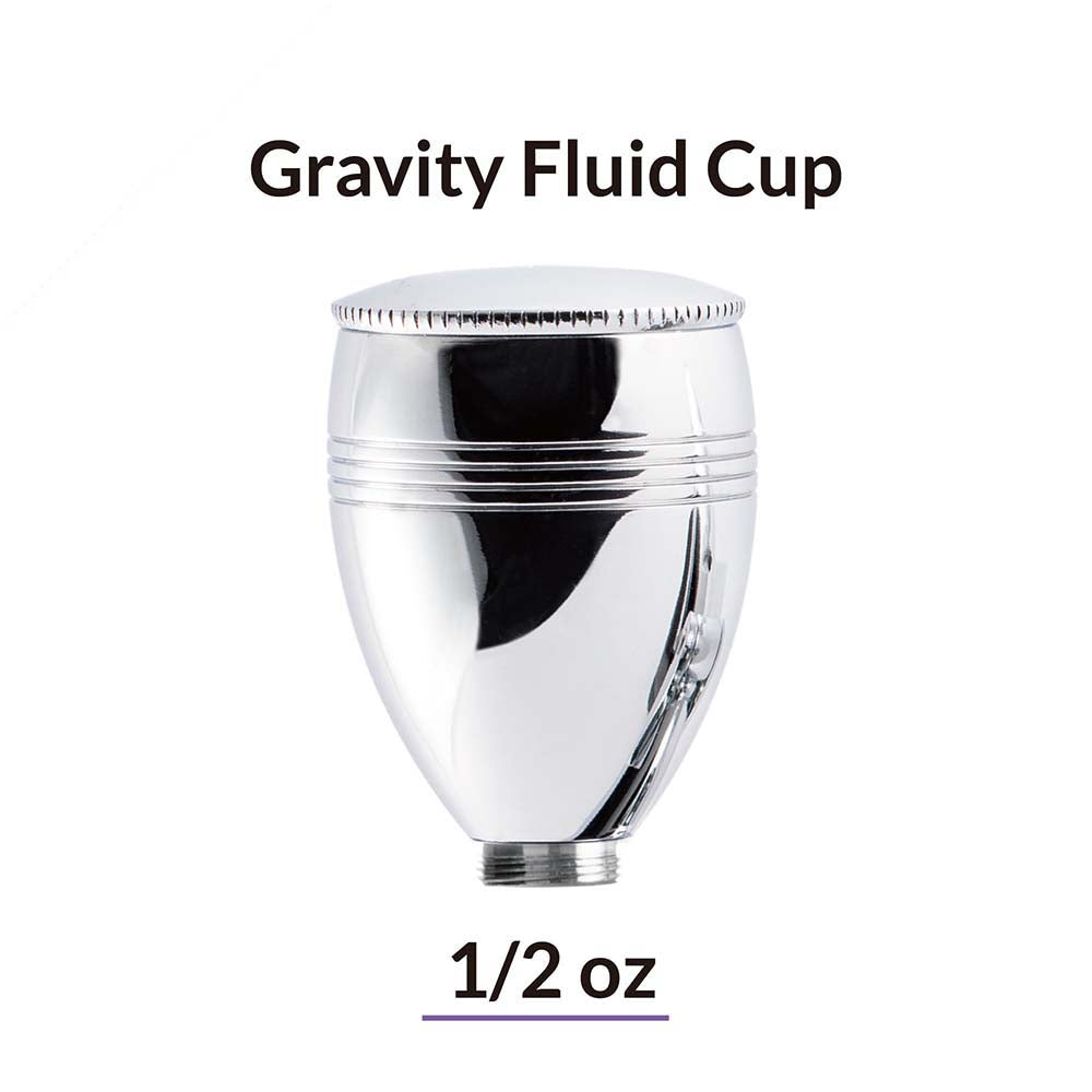 Gaahleri Aérographe Smooth Level Gravity Fluid Cup 1/2 OZ pour la série Advanced