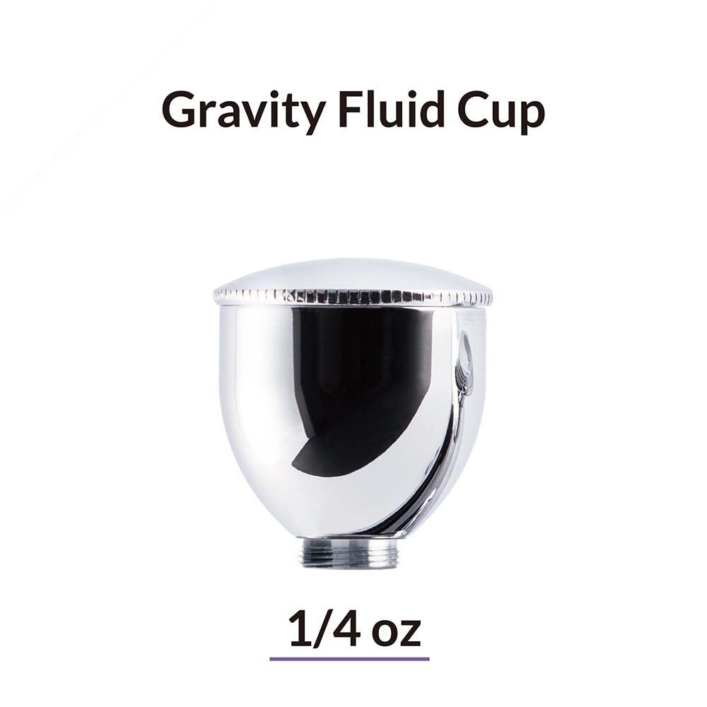 Gaahleri Aérographe Smooth Level Gravity Fluid Cup 1/4 OZ pour la série Advanced