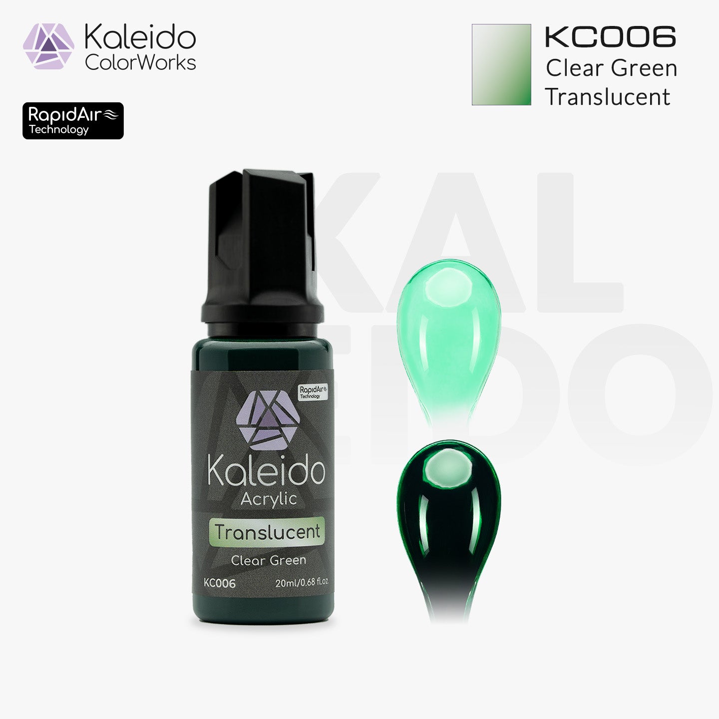 KC006 Translucent Green 20ml
